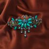 Estilo Retro Palacio Disfraz Tocados Accesorios para el Cabello Pinza Superior Borla Flor Pedrería Pinza de Pelo de Primavera Accesorios para Mujer
