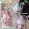Novo Presente Dia das Crianças Caixa de Flores Carrossel Balde de Lanches Boneca de Desenho Animado Caixa de Flores de Lanches Material DIY