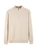 Roupas Masculinas Uniqlo 1688 Atravessando Fronteiras Outono e Inverno Masculino Gola Alta Lã Tricô Suéter Quente Manga Longa Masculino Atacado