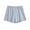 Chica Caliente Americana Pantalones de Casa Sueltos Estampado de Fresas para Mujer Cordón Correas Elásticas en la Cintura Shorts con Ranura Pequeña Lateral Venta al por Mayor