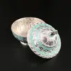 Azucarero estilo palacio europeo con tapa, con relieve metálico y base decorativa de tres patas, una lujosa caja de joyería y una pieza decorativa para bodas
