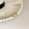 Anel de borboleta com decoração de esmalte de diamante Row, nicho francês feminino, design vintage, alta qualidade, sentido, internet, popular, explosivo, anel de diamante quebrado
