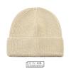 Gorro de lana bordado con logotipo personalizado para hombre y mujer, estilo hip hop, moderno gorro de melón, gorro de punto cálido para otoño e invierno.