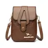 Bolsas de Dropshipping para Mujer 2025 Nueva Bolsa para Teléfono Móvil Bolso Cruzado Pequeño para Mujer Bolso de Madre Billetera Vertical para Monedas para Mujer