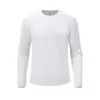 Camiseta deportiva de manga larga de secado rápido para hombre para otoño e invierno, absorbe la humedad y se seca rápidamente, adecuada para correr al aire libre y deportes