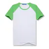 Camiseta raglan 200g modal color block gola redonda, uniforme de classe feito sob medida, conjunto pai e filho, roupa para atividades, manga curta com logo estampado