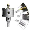 Juego de Brocas Punzonadoras de Aleación 10 Piezas Carburo Acero Inoxidable 6 Piezas Placa Metálica Hierro Placa de Acero Aluminio