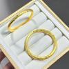 Pulsera de estilo dragón de doble cara tienda de oro con pulsera sólida de estilo marea nacional china pulsera de oro vietnamita de imitación de oro al por mayor