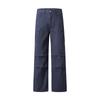 Roupas Masculinas Estilo Francês Azul Tendência Marca Workwear Americano Jeans Masculino Solto Reto Pregueado Casual Calças de Perna Larga