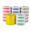 Processamento e produção de fita com LOGO personalizado embalagem de caixa de vedação personalizada impressão de aviso de grande volume transparente fita de impressão papel de fita