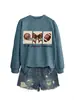 Día de Partido Este La Letra Blanca y Negra Amazon Wish Sitio Independiente Sudaderas de Otoño Invierno Versátiles de Moda para Mujer