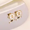 No es necesario quitarse los pendientes al ducharse, tachuelas para el cartílago de titanio, pendientes de gota de aceite, accesorios de diseño para el día a día, joyería de oído de moda al por mayor