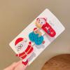 Estilo coreano Natal Cartoon Acrílico Duckbill Clip Doce Bonito Princesa Hairpin Bangs Clip Quebrado Hairpin Headwear da menina