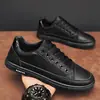 Zapatos de chef para hombre de otoño, zapatillas, zapatos casuales de cuero, zapatos de trabajo negros para hombre, zapatos de cocina
