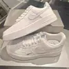 Zapatos para Hombre Putian Originales AF1 Air Force One Color Trigo, Zapatos Blancos Puros para Mujer, Tenis Clásicos de Pareja