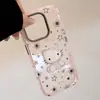 Capa de Celular Desenho Gato Iphone18 Apple 16 Adequada para 17Promax Borda de Cor Contrastante 13 Doce Legal 11 Macia