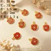 Acessórios de joia em liga que preservam a cor método antigo ouro de areia duas vidas feliz boa sorte contas espaçadoras corda de tecelagem diy fio de contas artesanal para amarrar pequenos acessórios