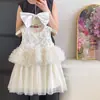 Vestido de Princesa Vestido para Niñas Verano 2026 Estilo Nuevo Falda de Flores para Niños Vestido de Cumpleaños para Bebé Falda Tutú