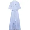Vestido de estilo camisa de popelina de moda popular para mujer europeo y americano transfronterizo en AliExpress
