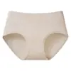 Al por mayor Algodón Puro Grado A Algodón de Color Entrepierna Extendida Textura Simple Panties para Mujer Cintura Media Control Ligero de Abdomen Bragas para Niñas