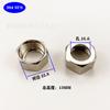 Porca Passante 4 Pontos Aço Inoxidável 304 G1/2 Processamento CNC Alto Padrão Junta Porca 4 Pontos Mangueira Tubo Corrugado