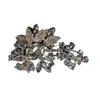 Broche de alta calidad, nicho vintage, ramillete, cristal Shijia, cheongsam, pin de flor para mujer, accesorios para abrigo y traje