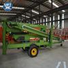 Plataforma de mantenimiento de altura con brazo curvo para exteriores 20 m remolque elevador de brazo plegable 18 m elevador de altura con brazo curvo