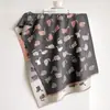 Bufanda de Perro Salchicha con Estampado Completo Leche Fufu Nueva para Otoño e Invierno Bufanda Chal Cálido Lindo Dulce Suave Atmósfera Linda para Mujeres
