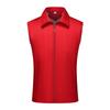 Camiseta Publicitaria de Ropa de Trabajo Estampada con Logotipo Chaleco Rojo Ropa de Trabajo de Supermercado Malla Malla Chaleco de Voluntario Chaleco de Ropa de Trabajo