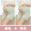Ropa de maternidad para verano, leggings de maternidad finos, ajustables, adecuados para usar como prenda exterior, de cintura alta, anti-exposición, shorts de maternidad talla grande para el embarazo