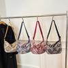 Bolso bandolera para mujer Ins de alta gama de gran capacidad Bolso para mujer Bolso de hombro versátil Bolso de estilo étnico para estudiantes
