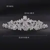Tocado de corona para niños, corona de princesa con diamantes de imitación, peine para el cabello, regalo de cumpleaños para niña pequeña, accesorios para el cabello de bebé, peine, joyería