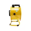 Ventilador axial de mano recargable, alimentado por batería de litio, con iluminación LED, equipo portátil de suministro de aire industrial, ventilación y extracción