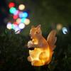 Luz de Animal Artificial Luminosa Impermeable a la Lluvia para Exteriores Solares Casa Luz Decorativa de Atmósfera para Patio Granja Luz LED para Césped D
