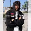 Moletom com Zíper e Mangas Longas Bordado Padrão Cruzado Europeu e Americano 2026, Moda de Rua, Versátil Casual, Atacado de Fábrica