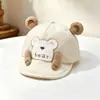 Chapéu para homens mulheres crianças, boné estilo bico de pato, aba macia, ursinho fofo, primavera e outono, boné de beisebol infantil com proteção solar, fofo