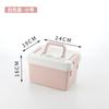 Caja de Almacenamiento Personalizada Cesta de Almacenamiento de Snacks Plástico Cosméticos Caja de Almacenamiento para el Hogar Caja de Almacenamiento para Dormitorio con Tapa