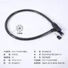 Cadeado de Bicicleta Cabo de Aço Anti-roubo Chaveiro em Forma Portátil Cadeado para Patinete Elétrico Bicicleta de Montanha Acessórios para Patinete Elétrico Cadeado de Corrente