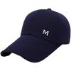 Gorra de béisbol de ala ancha para hombre, estilo coreano, a la moda, con visera ancha, para exteriores, con protección solar, informal, con letras y versátil.