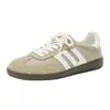 Sapatos Femininos de Tamanho Grande Feitos Sob Medida da Fábrica de Origem para Comércio Exterior, Tênis Casuais Esportivos Color Block Retrô com Elevação Oculta, Sapatos de Treino Alemães