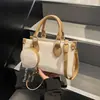 Bolso de Mano de Color Contrastante para Mujer 2025 Nuevo Textura Combinable Estilo Occidental Bolso Tote Francés para Viajar de Alta Gama Bolso Cruzado