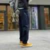 Pantalones Cargo Delgados de Verano para Hombre Retro Japonés de Secado Rápido Pantalones Casuales Sueltos Rectos Cónicos