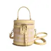 Envío transfronterizo disponible: Bolso Cubo de la Fortuna Texturizado para Mujer, Nuevo Modelo 2024, Bolso de Mano Simple Casual Moderno, Bolso de Hombro, Bolso Cruzado