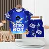 Pijama para Niñas, Verano Manga Corta, Niños y Niñas Dibujos Animados 2026 Nuevo Estilo Conjunto de Ropa para el Hogar para Usar Afuera