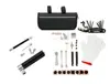 Kit de ferramentas de acessório para reparo de bicicletas transfronteiriço, conjunto de reparo para bicicletas de montanha e bicicletas de estrada, ferramentas de reparo de pneus com bomba