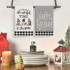 Toalla de Navidad Papá Noel Árbol de Navidad Exportación Transfronteriza Personalizada Dropshipping Toalla de Regalo Trapo de Limpieza de Cocina