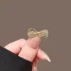 Broche de Laço Totalmente Cravejado, Alfinete Anti-Exposição Simples de Alta Qualidade para Mulheres, Design Exquisito, Decoração Fixa Versátil