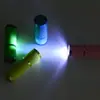 Lanterna Mini de Luz Forte, Portátil, à Prova d'Água, 9 LEDs de Luz Branca, Liga de Alumínio, Carcaça Externa Pequena, Portátil de Mão, com Característica Fluorescente, Tipo Portátil