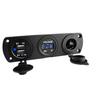 Cargador USB Dual para Coche Hembra Soporte de Carga para Teléfono Móvil USB Dual para Coche Toma de Carga USB Marina 3.1A