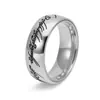 Accesorios Personalizados de Venta Caliente Transfronteriza Europea y Americana Anillo Giratorio de Acero de Titanio Anillo Mágico Anillo de Descompresión para Hombre Suministro del Fabricante